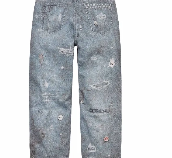 Parallax HJR 34 size 32 Printed Jeans 36 30 38 0626
